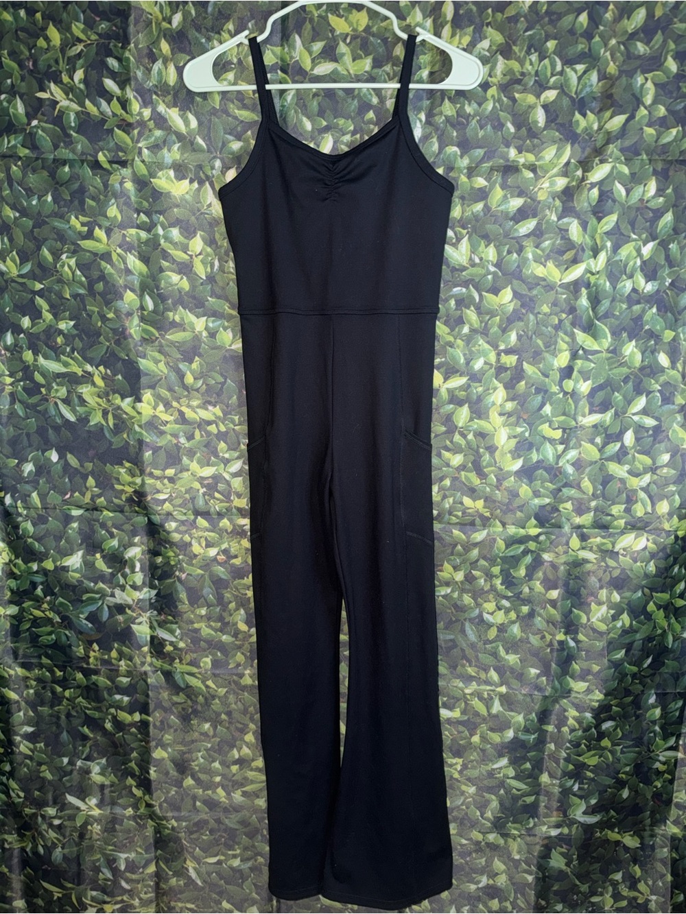 Girls' Black Spaghetti-Strap Jumpsuit for Kids